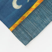 Drapeau Québec antique Carillon Sacré-Cœur フリースブランケット (角)