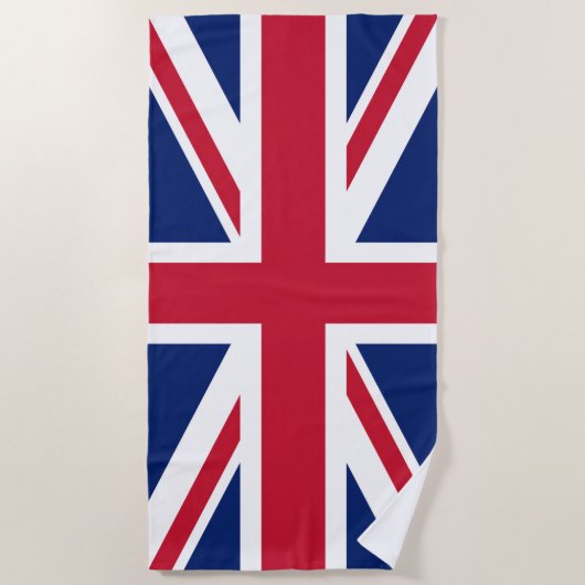 Drapeau Royaume-Uni  ビーチタオル (正面)