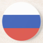 Drapeau Russie tricolore コースター (正面)