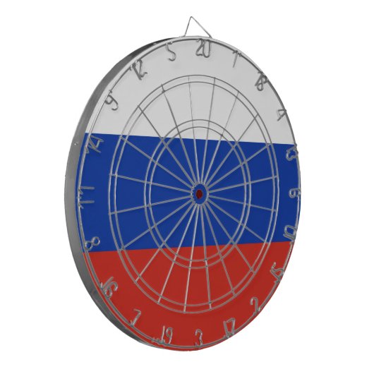 Drapeau Russie tricolore ダーツボード (正面左)