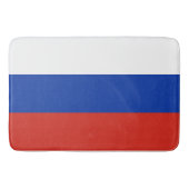 Drapeau Russie tricolore バスマット (正面)