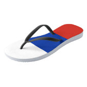 Drapeau Russie tricolore ビーチサンダル (アングル)