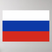 Drapeau Russie tricolore ポスター (正面)