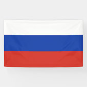 Drapeau Russie tricolore 横断幕 (横)
