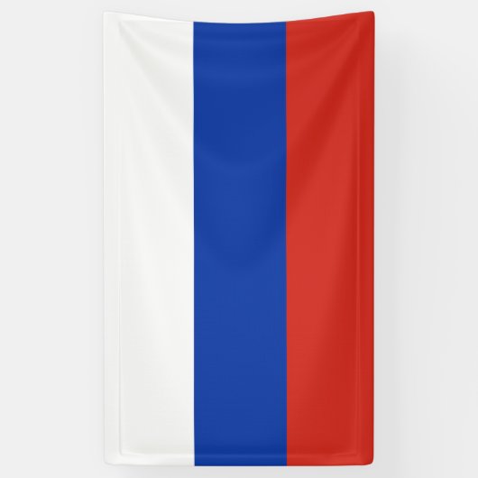 Drapeau Russie tricolore 横断幕 (縦)
