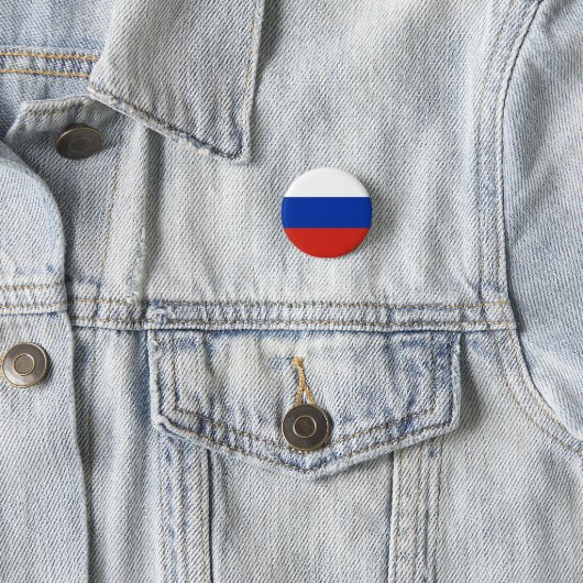 Drapeau Russie tricolore 缶バッジ (インサイチュ)
