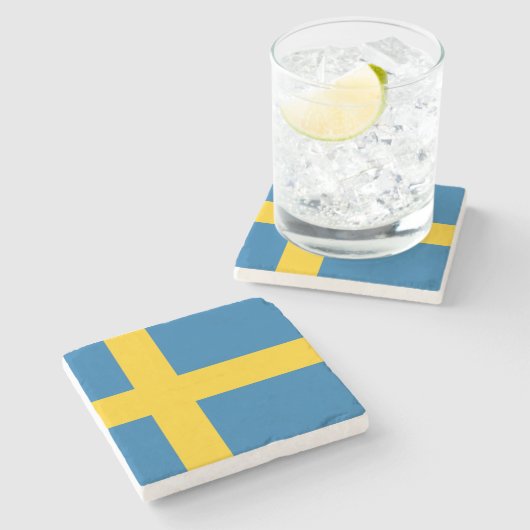 Drapeau Suède ストーンコースター (横)