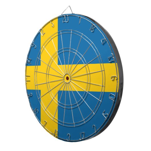 Drapeau Suède ダーツボード (正面右)