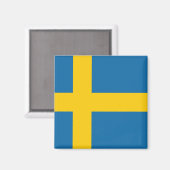 Drapeau Suède マグネット (正面/裏面)