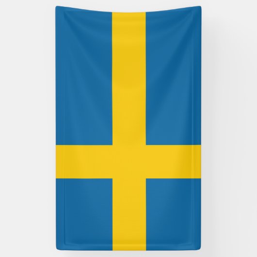 Drapeau Suède 横断幕 (縦)
