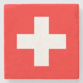Drapeau Suisse ストーンコースター (正面)