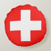 Drapeau Suisse ラウンドクッション (裏面)