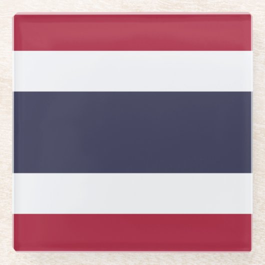 Drapeau Thaïlande  ガラスコースター (正面)