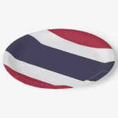 Drapeau Thaïlande  ペーパープレート (アングル)