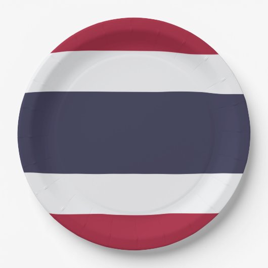 Drapeau Thaïlande  ペーパープレート (正面)