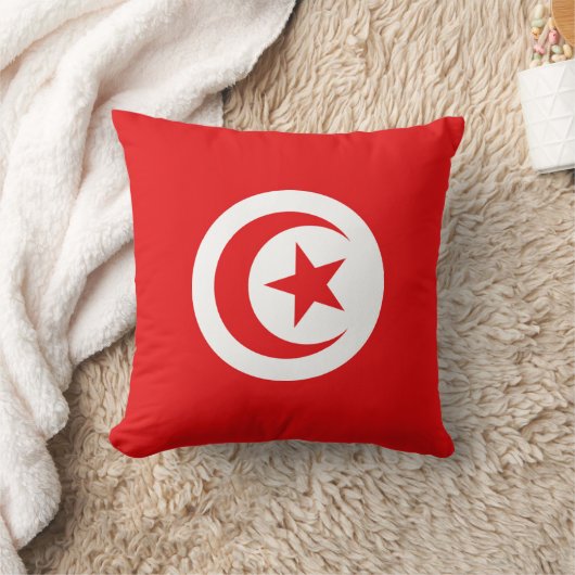 Drapeau Tunisie クッション (ブランケット)