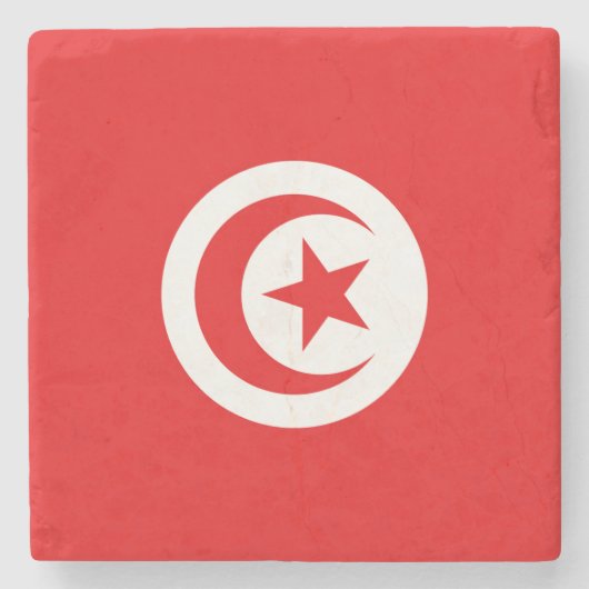 Drapeau Tunisie ストーンコースター (正面)