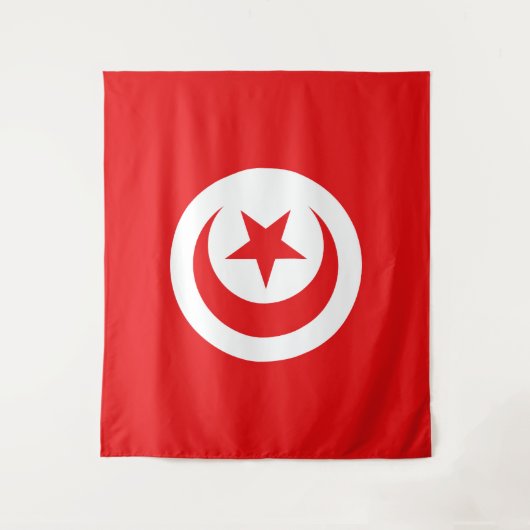 Drapeau Tunisie タペストリー (正面)