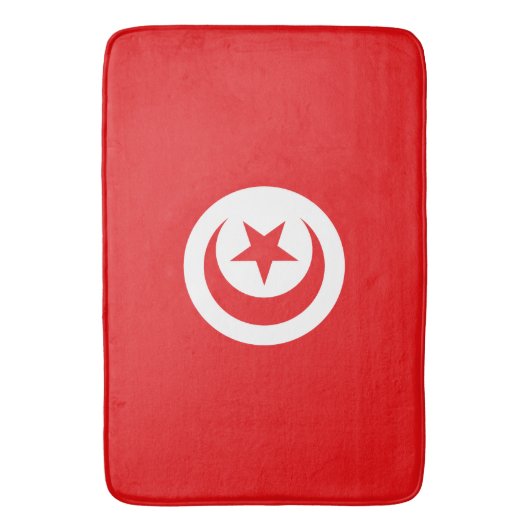 Drapeau Tunisie バスマット (正面縦)