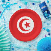 Drapeau Tunisie ペーパープレート (パーティー)