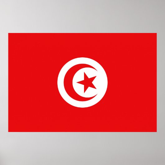 Drapeau Tunisie ポスター (正面)