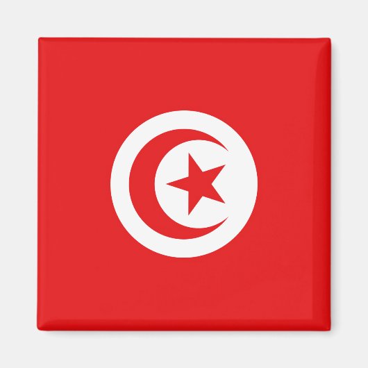 Drapeau Tunisie マグネット (正面)