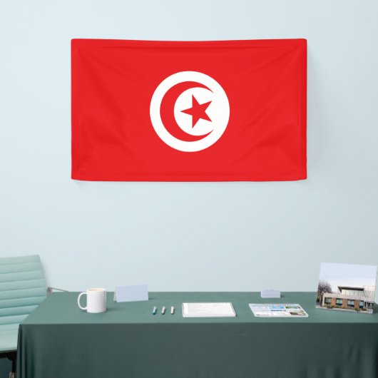 Drapeau Tunisie 横断幕 (トレードショー)