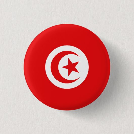 Drapeau Tunisie 缶バッジ (正面)