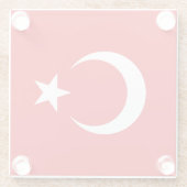 Drapeau Turquie ガラスコースター (裏面)