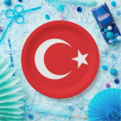 Drapeau Turquie ペーパープレート (パーティー)