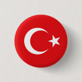 Drapeau Turquie 缶バッジ (正面)