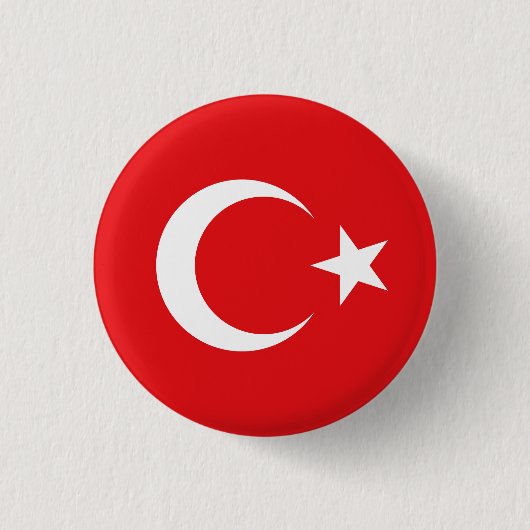 Drapeau Turquie 缶バッジ (正面)