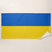 Drapeau Ukraine ビーチタオル (正面)