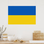 Drapeau Ukraine ポスター (キッチン)