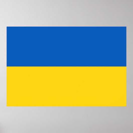 Drapeau Ukraine ポスター (正面)
