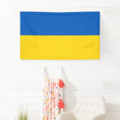 Drapeau Ukraine 横断幕 (インサイチュ)