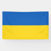Drapeau Ukraine 横断幕 (横)