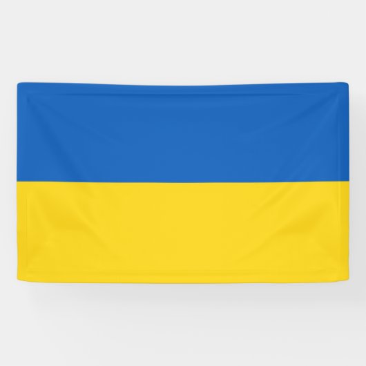 Drapeau Ukraine 横断幕 (横)