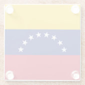 Drapeau Venezuela ガラスコースター (裏面)
