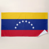 Drapeau Venezuela ビーチタオル (正面)