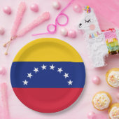 Drapeau Venezuela ペーパープレート (パーティー)
