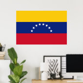 Drapeau Venezuela ポスター (ホームオフィス)