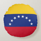 Drapeau Venezuela ラウンドクッション (正面)