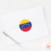 Drapeau Venezuela ラウンドシール (封筒)
