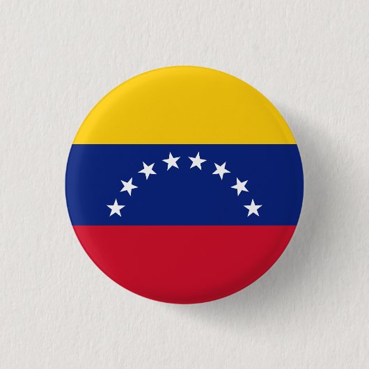 Drapeau Venezuela 缶バッジ (正面)
