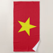 Drapeau Vietnam ビーチタオル (正面)