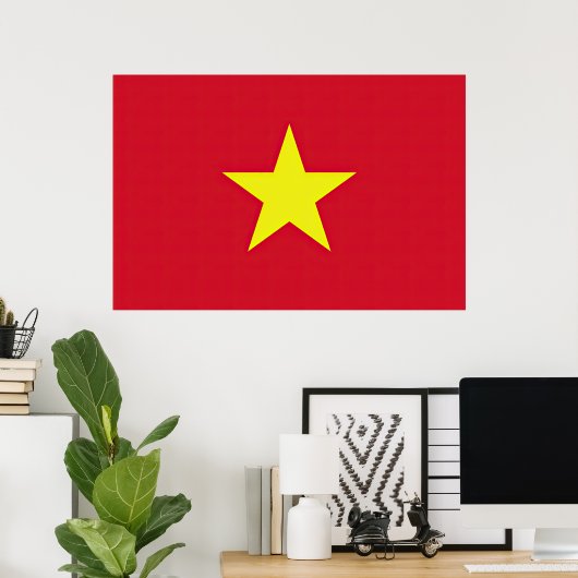 Drapeau Vietnam ポスター (ホームオフィス)