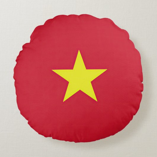 Drapeau Vietnam ラウンドクッション (正面)