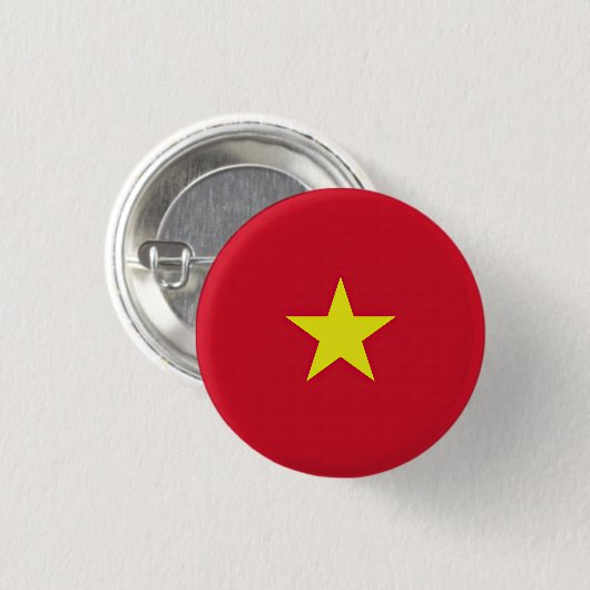 Drapeau Vietnam 缶バッジ (正面&裏面)