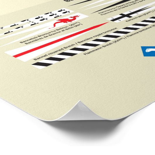 Drapeaux bretons et celtiques ポスター (角)